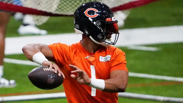 Chicago Bears quarterback Justin Fields